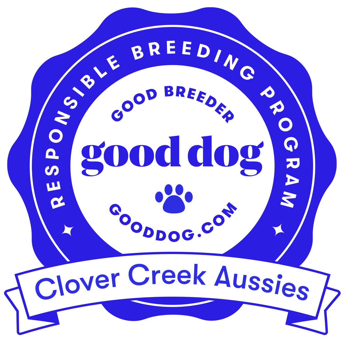 Clover Creek Aussies Badge